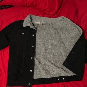 Sherpa Denim trucker jacket